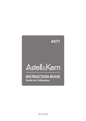 Astell & Kern AKT1 Guide De L'utilisateur