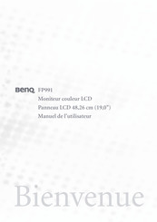 BenQ FP991 Manuel De L'utilisateur