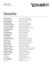 Duravit Stonetto 720145 Notice De Montage