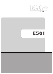 Eliet E501 Manuel