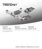 TRENDnet TEG-ECSFP Guide D'installation Rapide