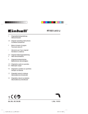 EINHELL RT-SD 3,6/2 Li Mode D'emploi D'origine