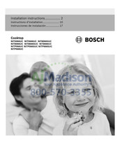 Bosch NIT5666UC Instructions D'installation