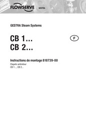 Flowserve GESTRA CB 1 Série Instructions De Montage