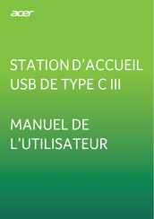 Acer C III Manuel De L'utilisateur