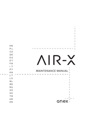 AneX AIR-X Manuel D'entretien