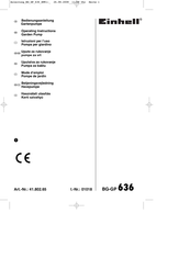 EINHELL 41.802.65 Mode D'emploi