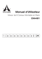 A SYSTEMS DM481 Manuel D'utilisateur