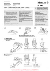 Moeller NZM4(-4)-XKM1 Notice D'installation