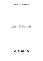 Arturia EQ SITRAL-295 Manuel Utilisateur