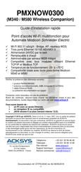 Acksys PMXNOW0300 Guide D'installation Rapide