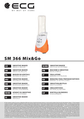 EGG SM 366 Mix&Go Mode D'emploi