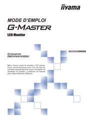 Iiyama G-Master GB3466WQSU Mode D'emploi
