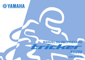 Yamaha tricker XG250 2005 Manuel Du Propriétaire
