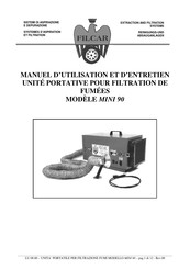 FILCAR MINI 90 Manuel D'utilisation Et D'entretien