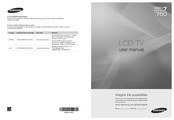 Samsung LN52A750R1F Guide De L'utilisateur