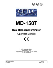 Cuda Fiberoptics MD-150T Manuel D'utilisation