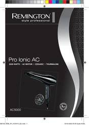 Remington Pro Ionic AC AC5000 Mode D'emploi