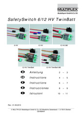 Multiplex SafetySwitch 6/12 HV TwinBatt Instructions