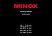 Minox HG 10x52 BR Mode D'emploi