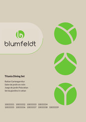 Blumfeldt 10033334 Mode D'emploi
