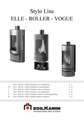 EdilKamin ROLLER Installation, Usage Et Maintenance