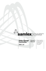 Samlex Power SMC-20 Manuel Du Propriétaire