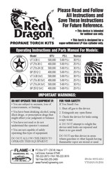 Red Dragon VT 21/2-30 SVC Instructions D'utilisation