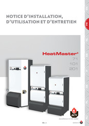 ACV HeatMaster 101 Notice D'installation, D'utilisation Et D'entretien
