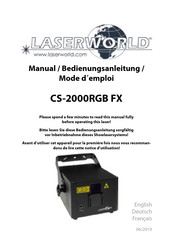 Laserworld CS-2000RGB FX Mode D'emploi