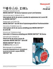 Honeywell MICRO SWITCH PK 80148 Instructions D'installation