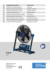 Güde V18-0 Traduction Du Mode D'emploi D'origine