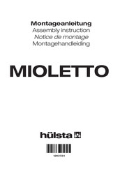 Hülsta MIOLETTO Notice De Montage