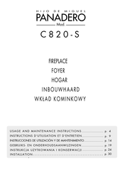 Panadero C820-S Instructions D'utilisation Et D'entretien