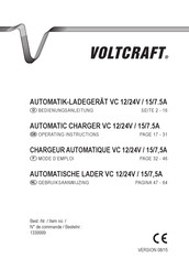 VOLTCRAFT 1339999 Mode D'emploi