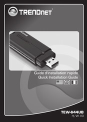 Trendnet TEW-644UB Guide D'installation Rapide