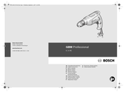 Bosch GBM Professional 6 RE Mode D'emploi