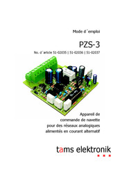 Tams Elektronik PZS-3 Mode D'emploi