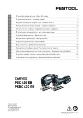 Festool CARVEX PSC 420 EB Mode D'emploi