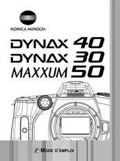 Konica Minolta DYNAX 40 Mode D'emploi
