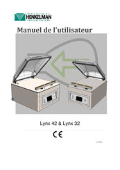 henkelman Lynx 32 Manuel De L'utilisateur