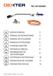 Dexter LM 70235991 Notice D'emploi