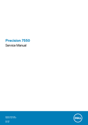 Dell EMC Precision 7550 Instructions De Service
