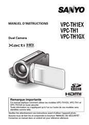 Sanyo Xacti VPC-TH1EX Manuel D'instructions