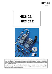 Delta OHM HD2102.1 Manuel D'utilisation