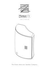 Martin Logan MOTION FX Guide De L'utilisateur