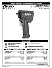 Sunex Tools SXMC38 Mode D'emploi