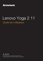 Lenovo Yoga 2 11 Guide De L'utilisateur
