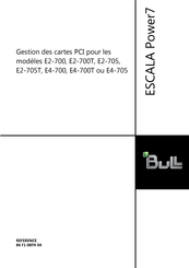 Bull E4-700 Mode D'emploi