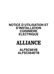 ALLIANCE ALFSC66VB Notice D'utilisation Et D'installation